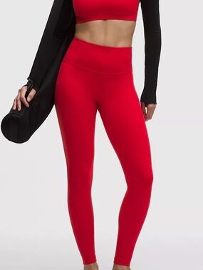 lululemon athletica Bold Red High-Rise Leggings